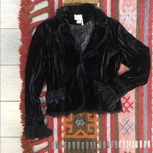 Nordstrom Alberto Makali Velvet Silk Jacket